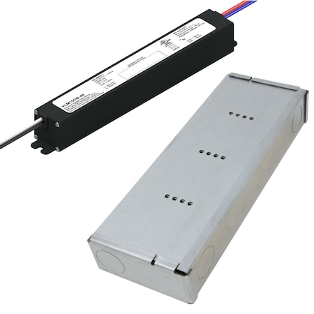 Diode Led LO-PRO Mini LED driver Jct box & driver combo, 24V 100W VLM VLM100W-24-LPM